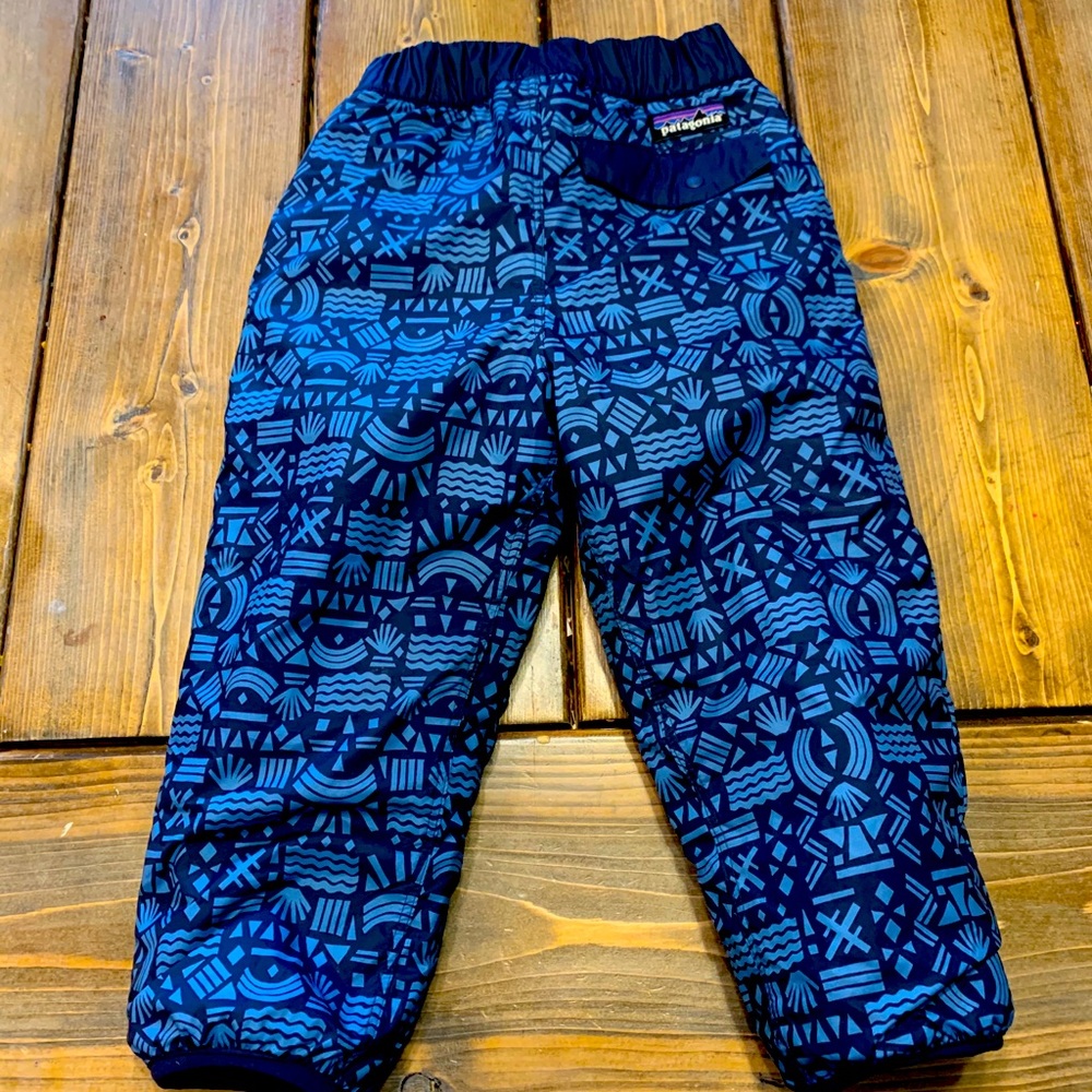 Patagonia kids reversible tribbles pants